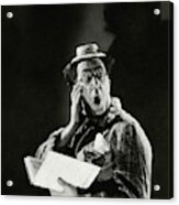 Comedian Ed Wynn Looking Shocked Acrylic Print