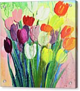 Composition Of Flowers Acrylic Print