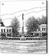 Confederate Monument In Franklin Tn Acrylic Print