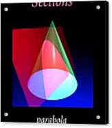 Conic Sections Parabola Poster Acrylic Print