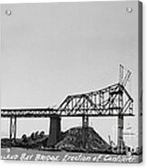 Construction Of The Eastern Span San Francisco Oakland Bay Bridge June 29 1930 Acrylic Print