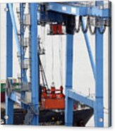 Container Crane Handling Cargo Acrylic Print