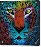 Content Leopard Acrylic Print