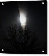 Contrail Full Moon Acrylic Print