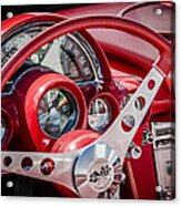 Corvette Dash Acrylic Print