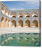 Courtyard Of Jameh Mosque In Isfahan Acrylic Print