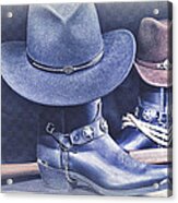 Cowboy Accessories Acrylic Print