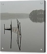 Crannog At Lake Knockalough Acrylic Print