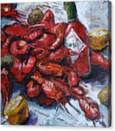 Crawfish Tabasco Acrylic Print