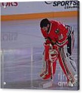 Crawford During The Anthem Acrylic Print