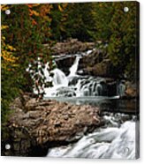 Fall Foliage Crystal Falls Crystal New Hampshire Acrylic Print