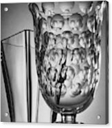 Crystal Vases From Steuben Acrylic Print