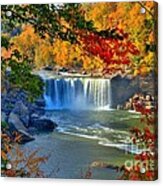 Cumberland Falls In Autumn 2 Acrylic Print