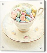 Cup Of Love- Valentine Candy Acrylic Print