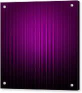 Curtain Purple  Background Acrylic Print