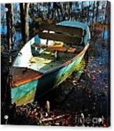 Cypress Lake Boat Acrylic Print