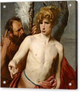 Daedalus And Icarus Acrylic Print
