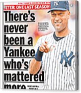 Daily News Front Page Derek Jeter Acrylic Print