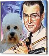 Dandie Dinmont Terrier Art Canvas Print - The Glenn Miller Story Movie Poster Acrylic Print