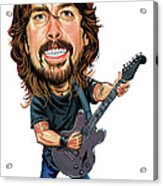 Dave Grohl Acrylic Print