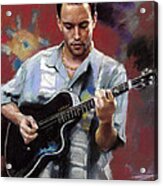 Dave Matthews Acrylic Print