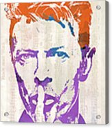 David Bowie Acrylic Print