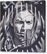 David Gilmour Of Pink Floyd - Echoes Acrylic Print