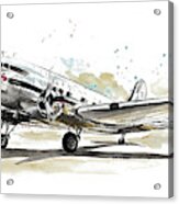 Dc3 Airplane Acrylic Print