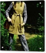 Deborah Dufour Wearing Jacques Tiffeau Acrylic Print