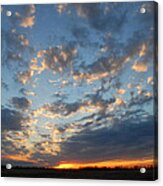 December Sunset Acrylic Print