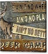 Deer Camp Acrylic Print