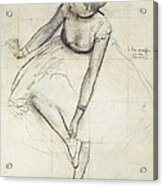 Degas, Edgar 1834-1917. A Dancer Acrylic Print