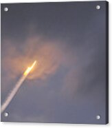 Delta Iv-heavy Launch Vehicle Taking Off Acrylic Print