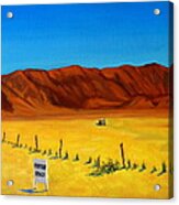 Desert Privacy, Peru Impression Acrylic Print