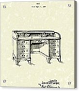Desk 1926 Patent Art Acrylic Print