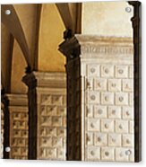 Detail Of A Row Of Arched Colonnades Acrylic Print
