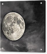 Details Of A Moon Acrylic Print