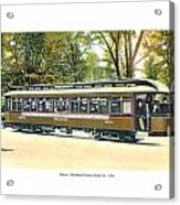 Detroit - Woodward Avenue Streetcar - 1910 Acrylic Print