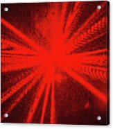 Diffraction Patterns From Helium-neon Laser Acrylic Print