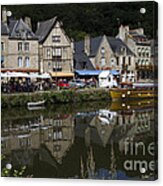 Dinan - Old Town By The Riverside Acrylic Print