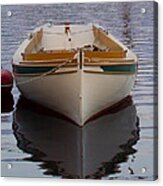 Dinghy Reflection Acrylic Print