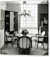 Dining Room Designed By John And Earline Brice Acrylic Print