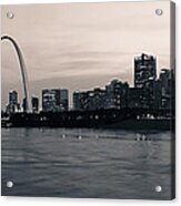 Downtown St. Louis In Twilight Acrylic Print