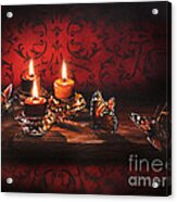 Drawn To The Flame Acrylic Print