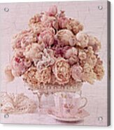 Dried Peony Still Life Acrylic Print