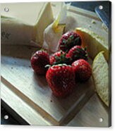 Cheese And Fruit Acrylic Print