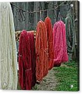 Dyed And Hung To Dry Acrylic Print