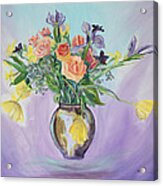 Early Spring Bouquet Acrylic Print