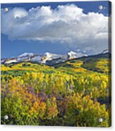East Beckwith Mountain Flanked By Fall Acrylic Print