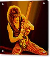 Eddie Van Halen Painting Acrylic Print